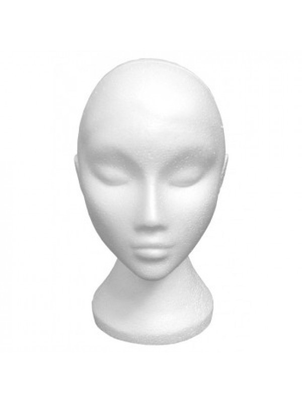 Display Head Female (High Density Polystyrene) - White
