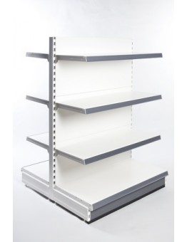 Shallow Double Sided Gondola Shelving (370mm)