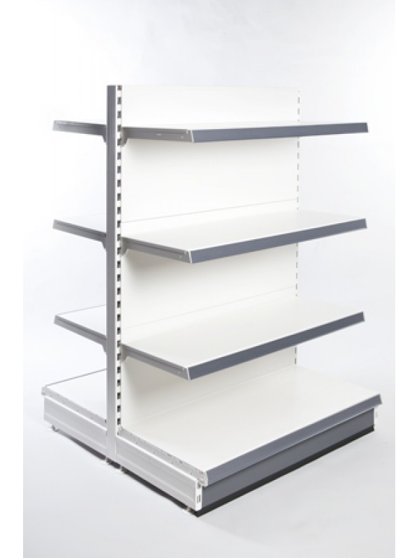 Shallow Double Sided Gondola Shelving (370mm)