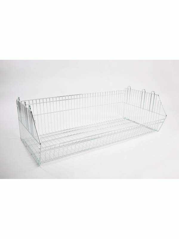 Premium Stacking Basket  - Zinc