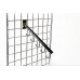 Gridwall Five Hook Waterfall Arm - Chrome