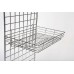 Gridwall Heavy Duty Basket - Chrome