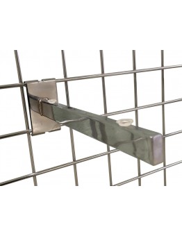 Gridwall Glass Shelf Brackets 250mm - Chrome