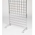 Gridwall Panel 2440 W x 610mm W (8') - Chrome