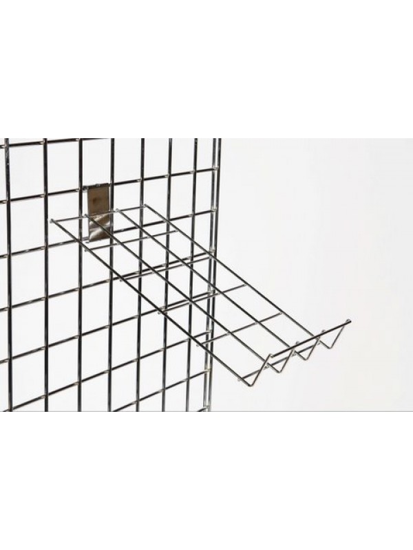 Gridwall Shirt Easel - Chrome