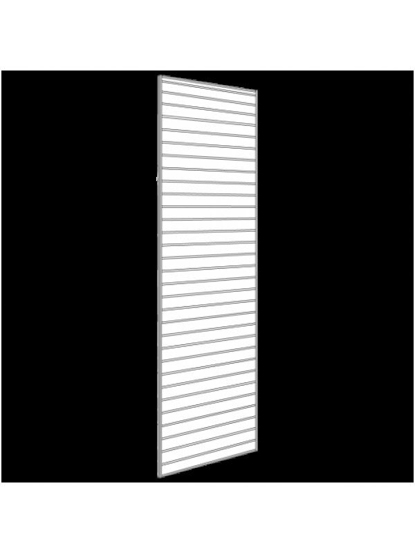 PVC Slatwall Exhibition Display - White