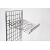 Gridwall Slanting Shelf - Chrome