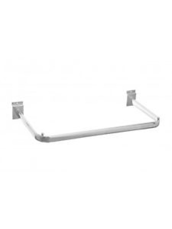 Slatwall D Rail 600mm FSO - Chrome