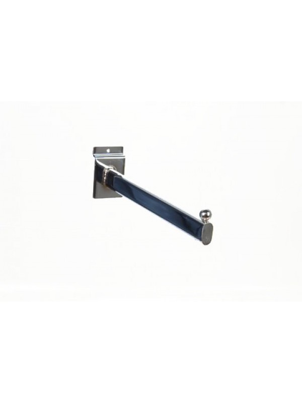 Slatwall Straight Arm 300mm FSO - Chrome