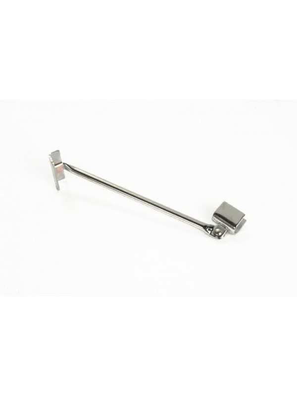 Slatwall Support Arm For D Rail - Chrome