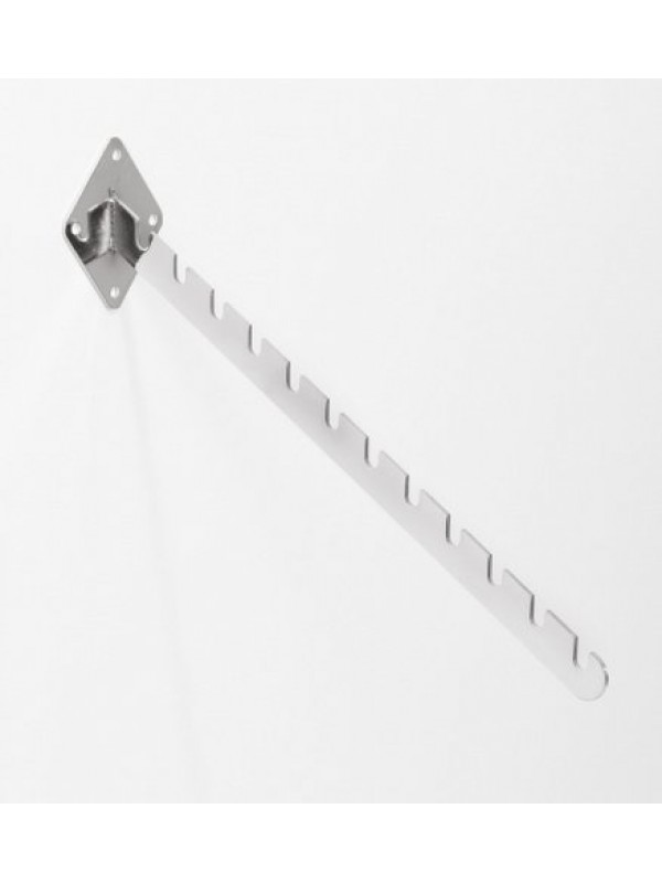Wall Fix 12 Notched Arm - Chrome